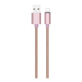 Winner Group - USB-kabel Lightning / USB-A 1 m lyserød