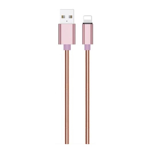 Winner Group - USB-kabel Lightning / USB-A 1 m lyserød