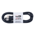 Winner Group - USB-kabel Lightning / USB-A 1 m sort