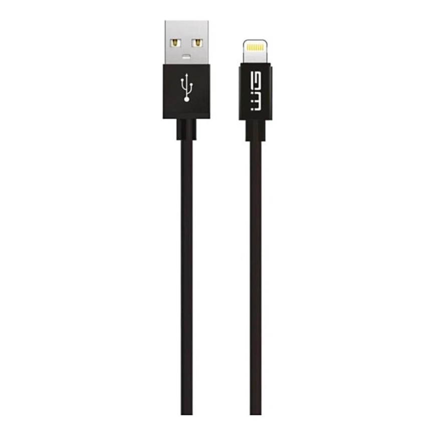 Winner Group - USB-kabel Lightning / USB-A 1 m sort