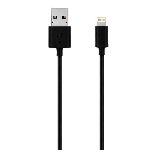Winner Group - USB-kabel MFI Lightning / USB-A 2 m sort