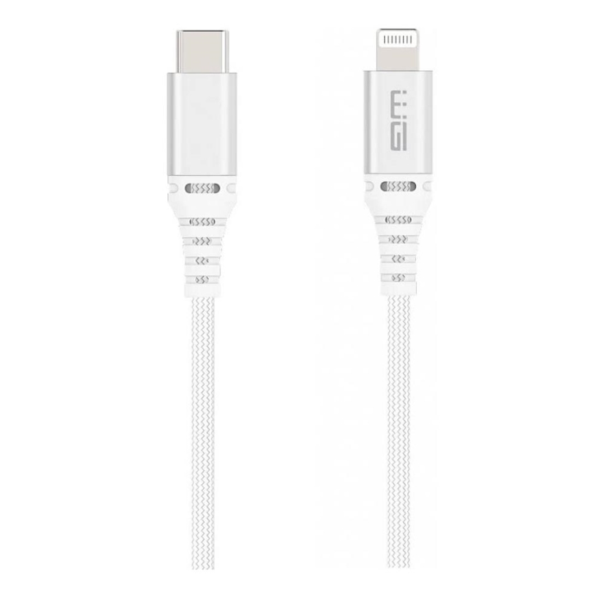 Winner Group - USB-kabel MFI Lightning / USB-C 1 m hvid