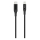Winner Group - USB-kabel MFI Lightning / USB-C 1 m sort