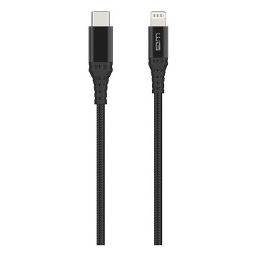 Winner Group - USB-kabel MFI Lightning / USB-C 1m sort