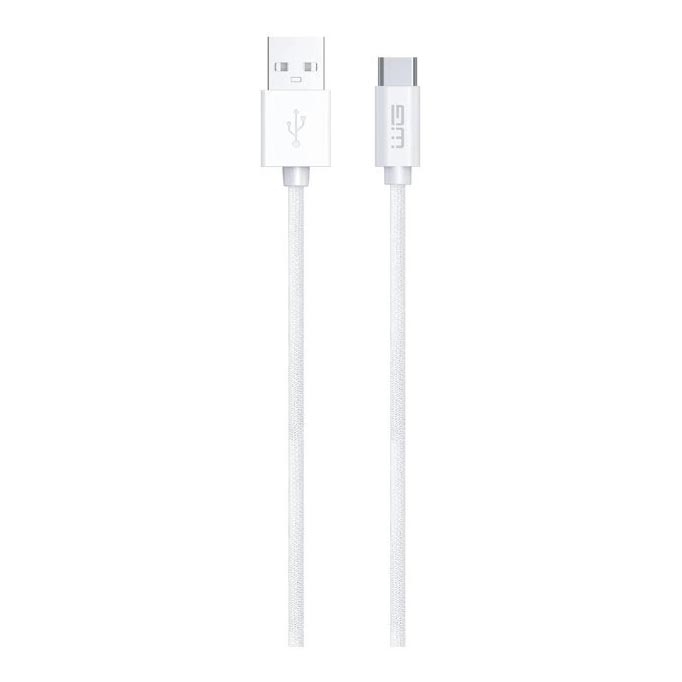 Winner Group - USB-kabel USB-C / USB-A 60W 2 m hvid