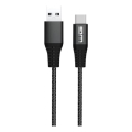 Winner Group - USB-kabel USB-C / USB-A 60W 2 m sort