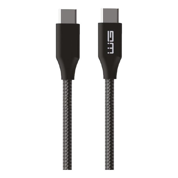 Winner Group - USB-kabel USB-C / USB-C 140W 1,5 m sort