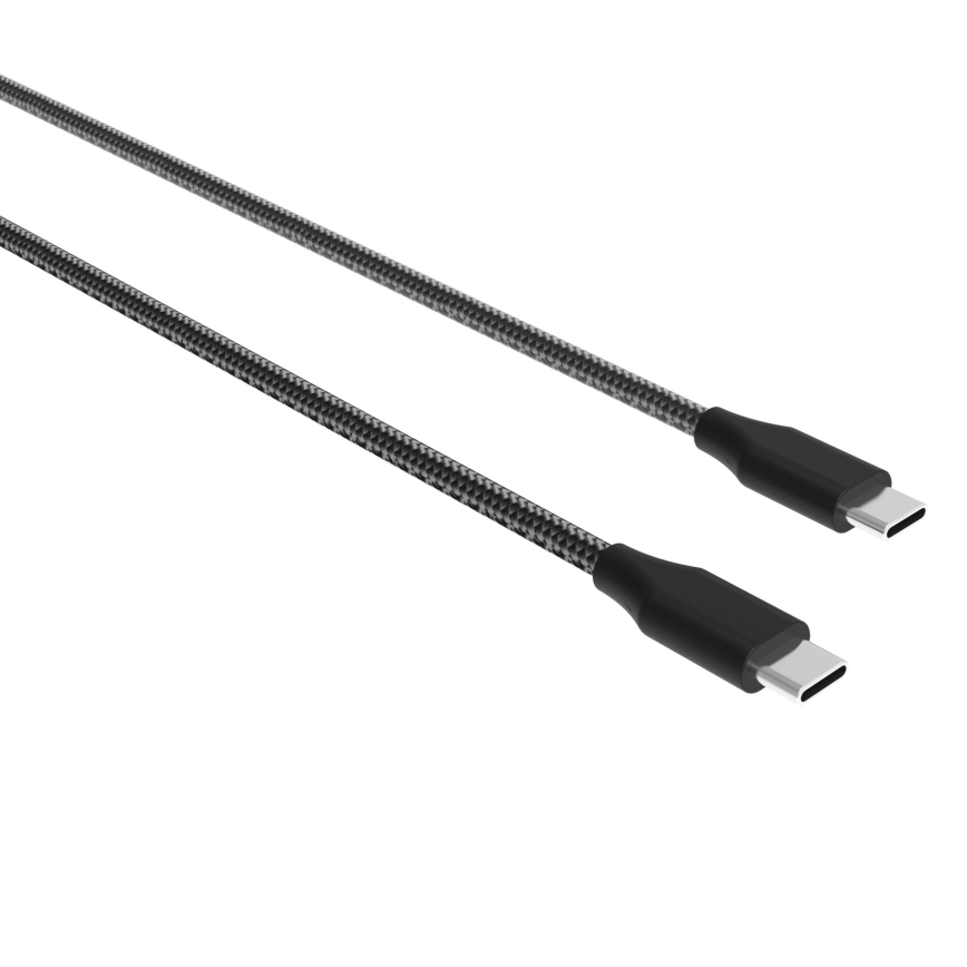 Winner Group - USB-kabel USB-C / USB-C 140W 1,5 m sort