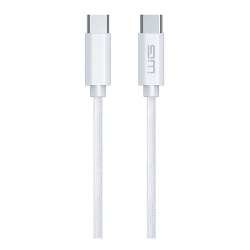 Winner Group - USB-kabel USB-C / USB-C 60W 1 m hvid