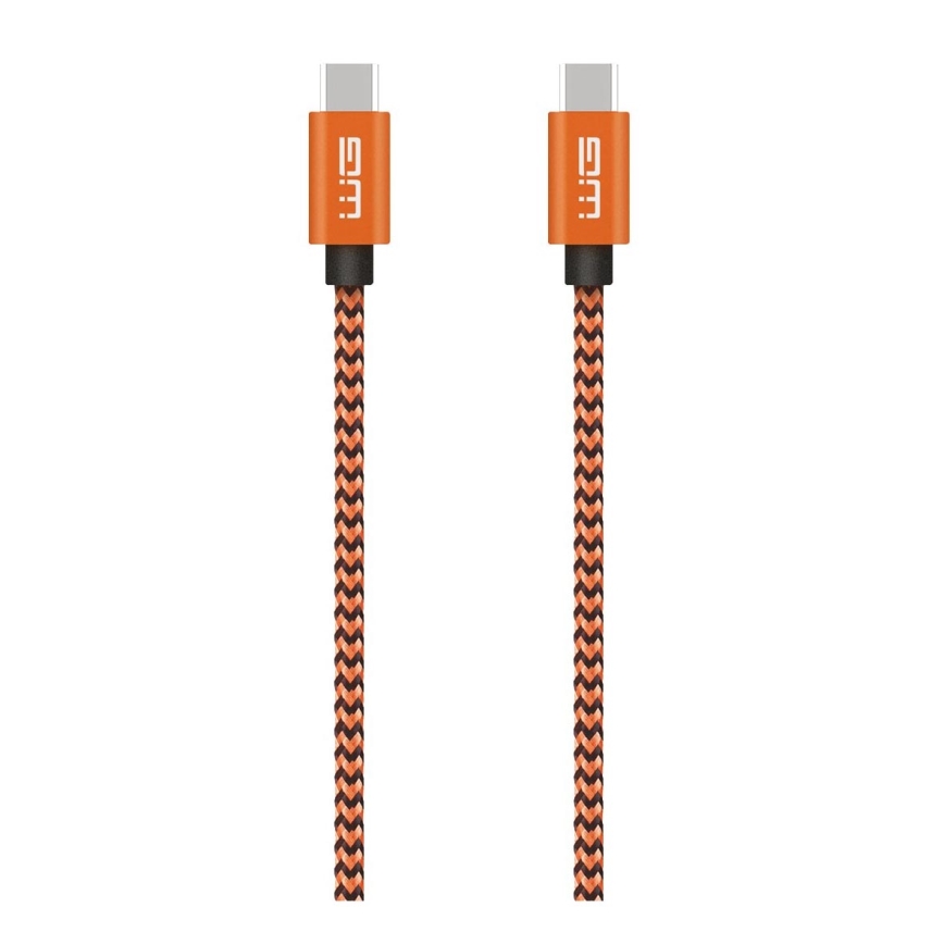 Winner Group - USB-kabel USB-C / USB-C 60W 1 m orange