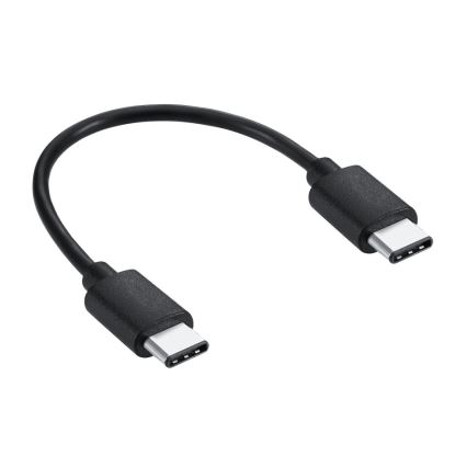 Winner Group - USB-kabel USB-C / USB-C 60W 20 cm sort