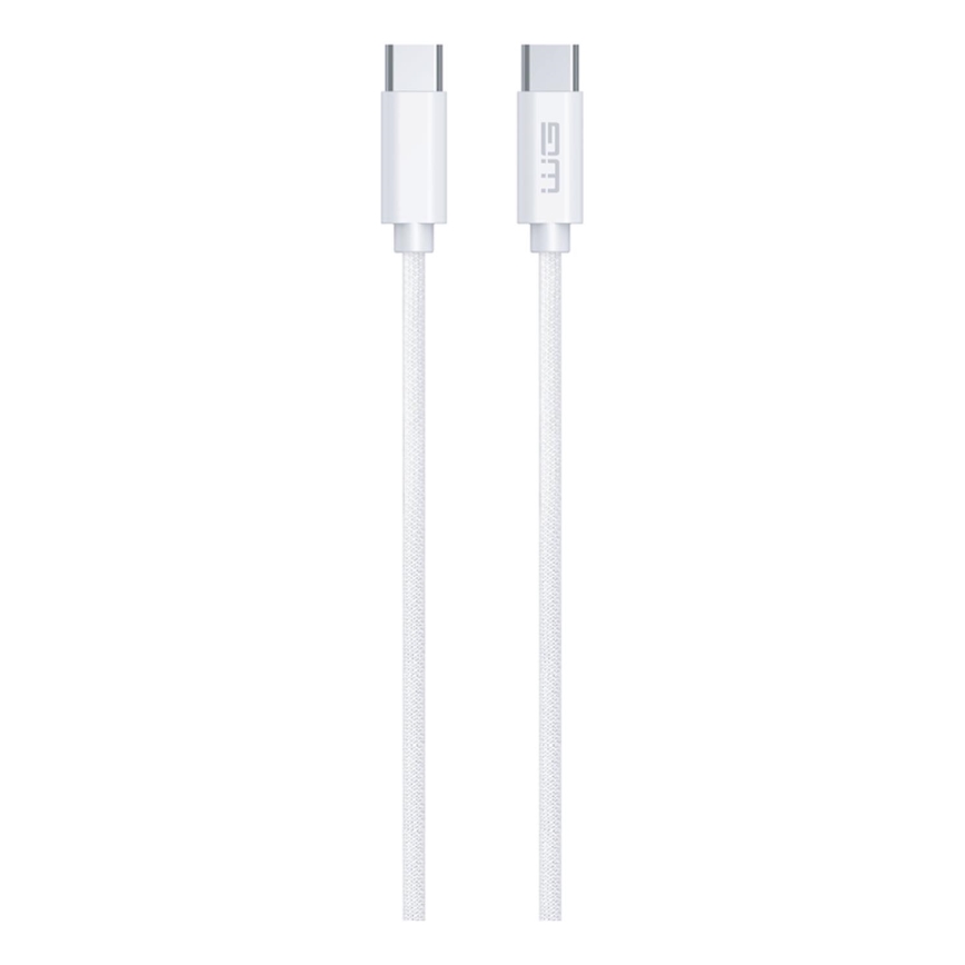 Winner Group - USB-kabel USB-C / USB-C 60W 3 m hvid