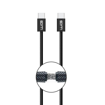 Winner Group - USB-kabel USB-C / USB-C 60W 3 m sort