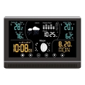 Winner Group - Vejrstation med LCD farvedisplay og vækkeur 5xAAA