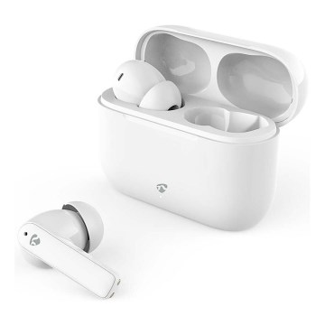 Wireless earphones med ENC IPX4 hvid