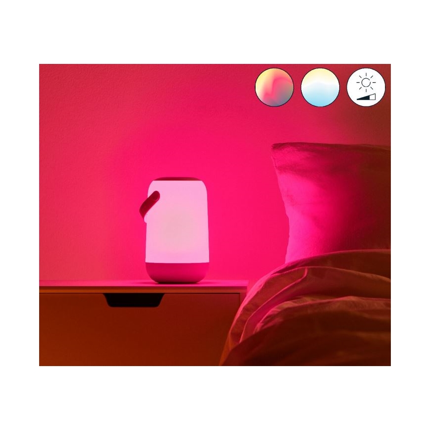 WiZ - Bærbar LED lampe dæmpbar RGBW-farver MOBILE LED/13,5W/5V 2200-6500K Wi-Fi