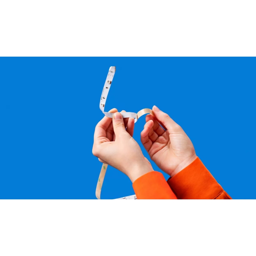 WiZ - Dæmpbar LED RGBIC-stribe 4m LED/10,2W/5V 2700-6500K Wi-Fi