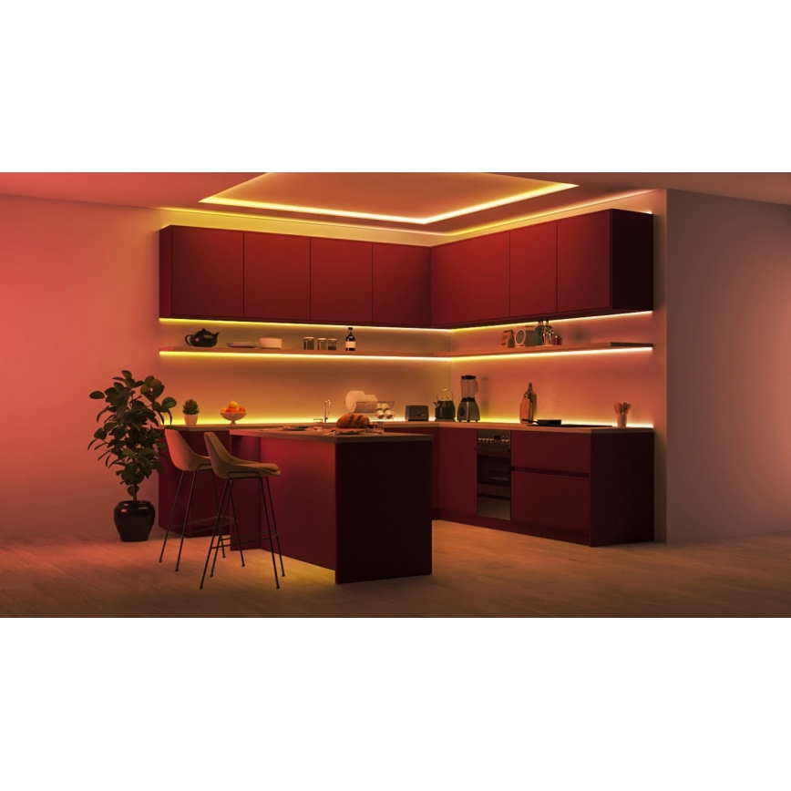 WiZ - Dæmpbar RGBIC LED-lysstrimmel, 10 m, 21 W, 230 V, 2700–6500 K, Wi-Fi