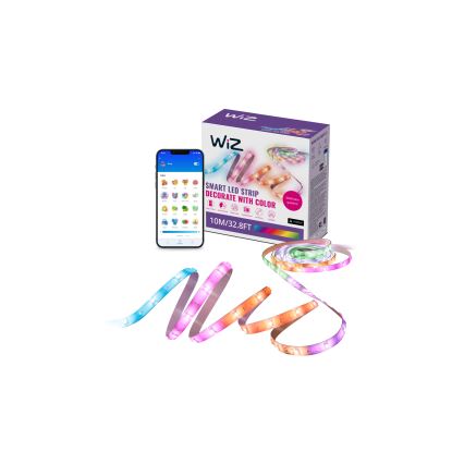 WiZ - Dæmpbar RGBIC LED-lysstrimmel, 10 m, 21 W, 230 V, 2700–6500 K, Wi-Fi