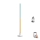 WiZ - LED gulvlampe dæmpbar RGBW-farver POLE LED/13W/230V 2200-6500K Wi-Fi