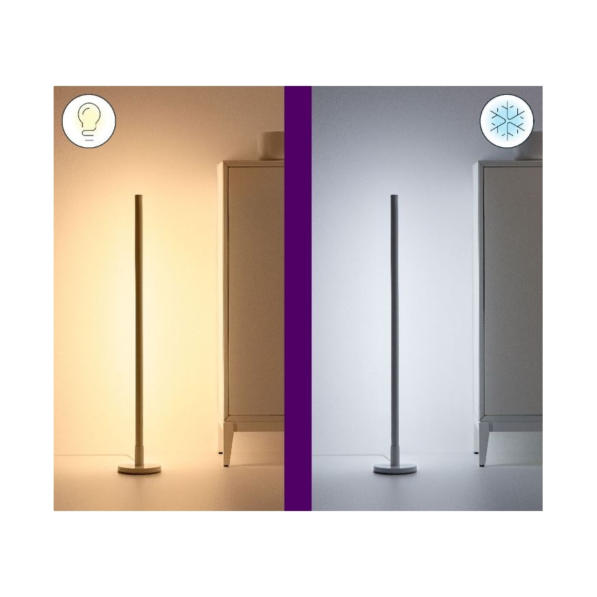 WiZ - LED gulvlampe dæmpbar RGBW-farver POLE LED/13W/230V 2200-6500K Wi-Fi