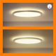 WiZ - LED loftlampe dæmpbar RGB-farver SUPERSLIM LED/32W/230V 2700-6500K Wi-Fi hvid