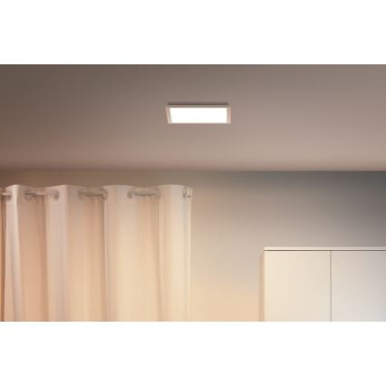 WiZ - LED loftlampe dæmpbar SUPERSLIM LED/12W/230V 2700-6500K hvid Wi-Fi