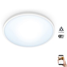 WiZ - LED loftlampe dæmpbar SUPERSLIM LED/14W/230V 2700-6500K Wi-Fi hvid