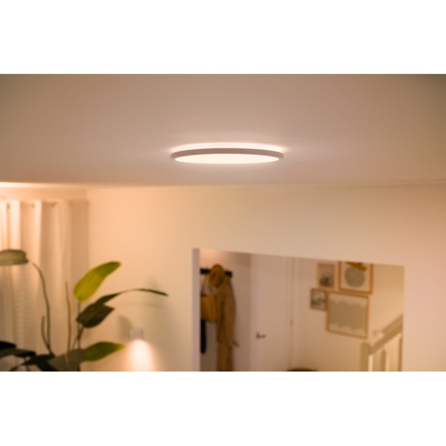 WiZ - LED loftlampe dæmpbar SUPERSLIM LED/16W/230V 2700-6500K Wi-Fi hvid