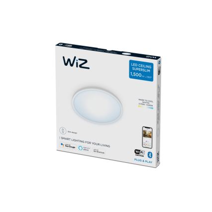 WiZ - LED loftlampe dæmpbar SUPERSLIM LED/16W/230V 2700-6500K Wi-Fi hvid