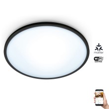 WiZ - LED loftlampe dæmpbar SUPERSLIM LED/16W/230V 2700-6500K Wi-Fi sort