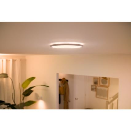 WiZ - LED loftlampe dæmpbar SUPERSLIM LED/22W/230V 2700-6500K hvid Wi-Fi