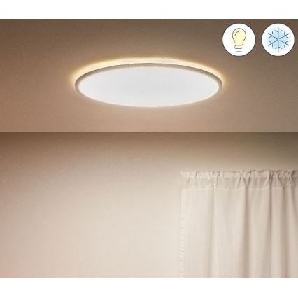 WiZ - LED loftlampe dæmpbar SUPERSLIM LED/32W/230V hvid 2700-6500K Wi-Fi