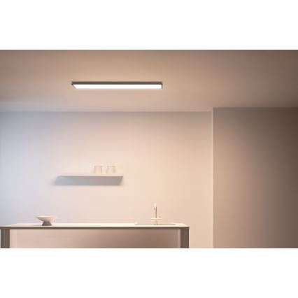 WiZ - LED panel dæmpbart SUPERSLIM LED/36W/230V 2700-6500K Wi-Fi sort