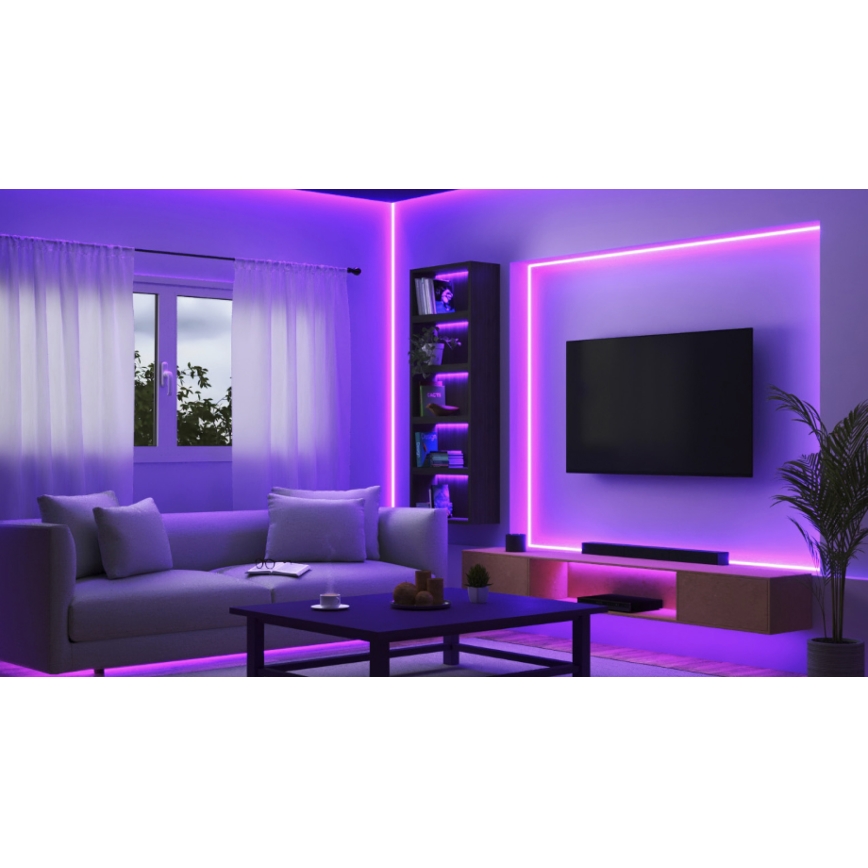 WiZ - LED RGB dæmpbar strimmel 10m LED/12W/230V Wi-Fi