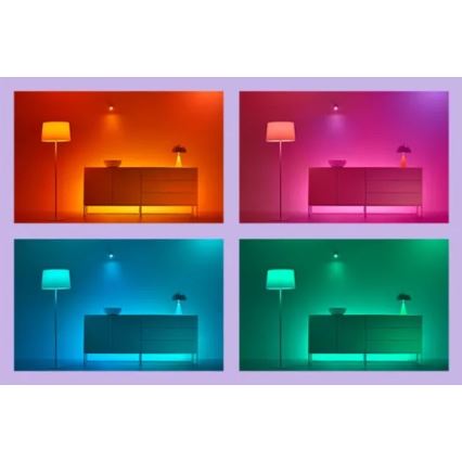 WiZ - LED RGBIC dæmpbar gulvlampe GRADIENT LED/9,7W/230V 2700-6500K Wi-Fi