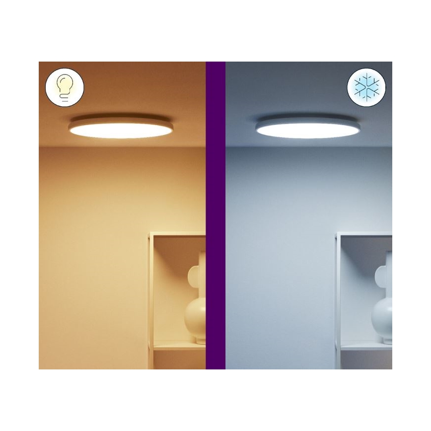WiZ - LED RGBW Dimmable ceiling light RUNE LED/21W/230V white Wi-Fi