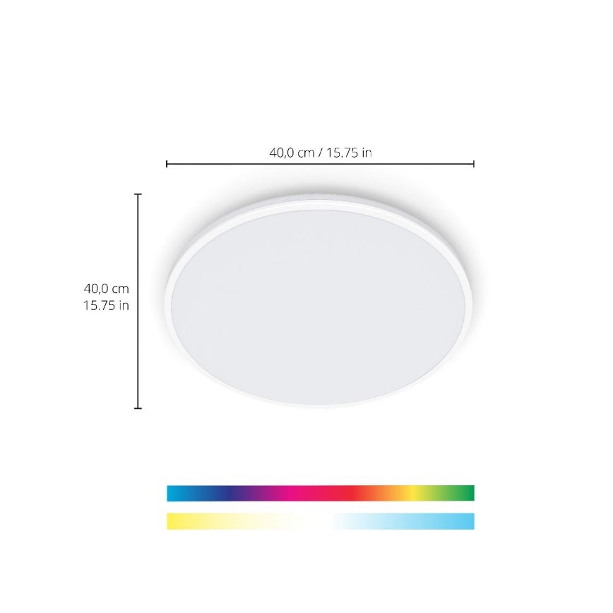 WiZ - LED RGBW Dimmable ceiling light RUNE LED/21W/230V white Wi-Fi