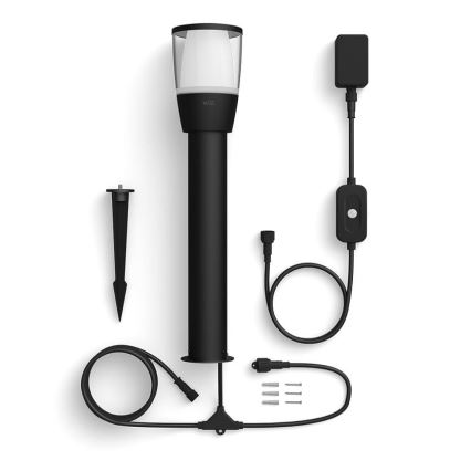 WiZ - LED RGBW Dæmpbar udendørs lampe ELPAS LED/4,8W/12/230V 2700-5000K IP65 Wi-Fi