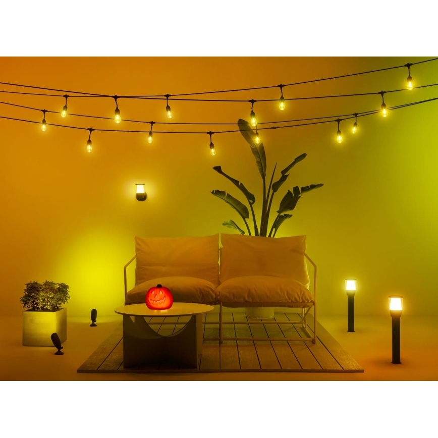 WiZ - LED RGBW Dæmpbar udendørslampe ELPAS LED/4,8W/12/230V 2700-5000K IP65 Wi-Fi