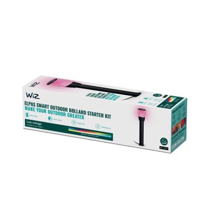 WiZ - LED RGBW Dæmpbar udendørslampe ELPAS LED/4,8W/12/230V 2700-5000K IP65 Wi-Fi