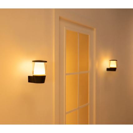 WiZ - LED RGBW Dæmpbart udendørs væglampe ELPAS LED/8,5W/230V 2700–5000K IP44 Wi-Fi