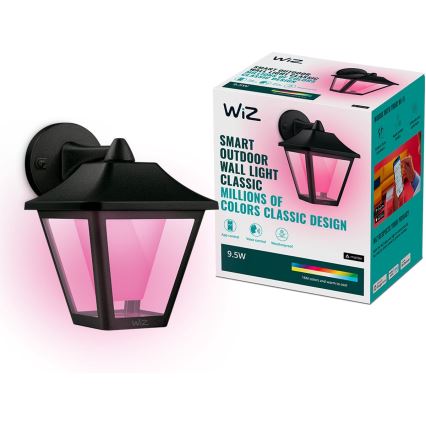 WiZ - LED RGBW Udendørs væglampe dæmpbar LED/9,5W/230V 2700-5000K IP44 Wi-Fi