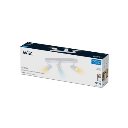 WiZ - LED spotlampe dæmpbar IMAGEO 3xGU10/4,9W/230V 2700-6500K Wi-Fi CRI 90 hvid