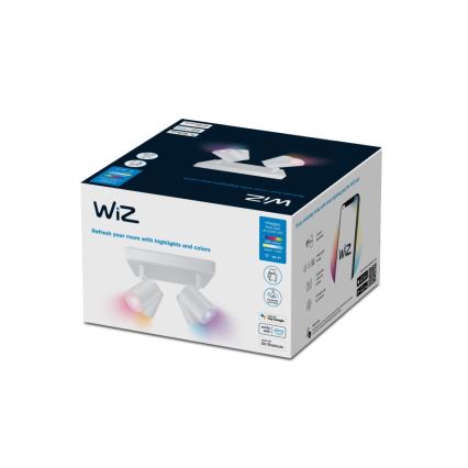 WiZ - LED spotlampe dæmpbar RGBW-farver IMAGEO 4xGU10/4,9W/230V 2200-6500K hvid Wi-Fi