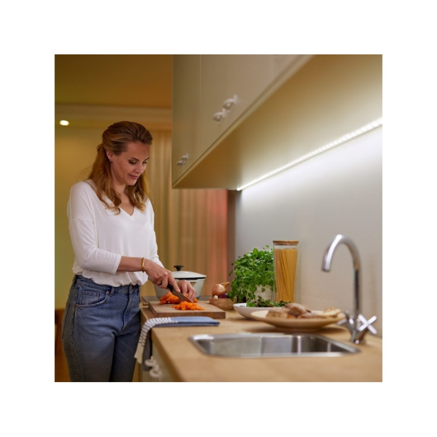 WiZ - LED strip dæmpbar RGBW-farver 1 m LED/11W/12V 2700-6500K Wi-Fi