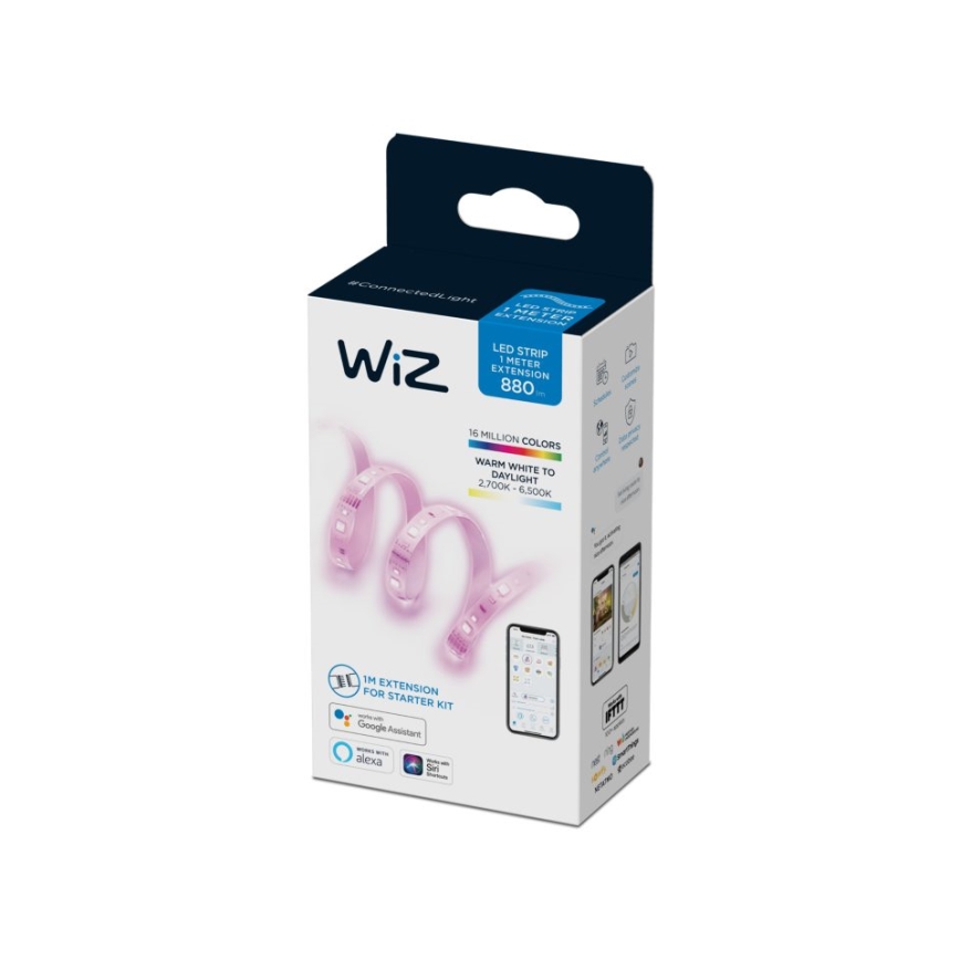 WiZ - LED strip dæmpbar RGBW-farver 1 m LED/11W/12V 2700-6500K Wi-Fi