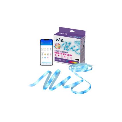 WiZ - LED strip m. RGB-farver dæmpbar 4 m LED/6,5/230V 2700-6500K Wi-Fi