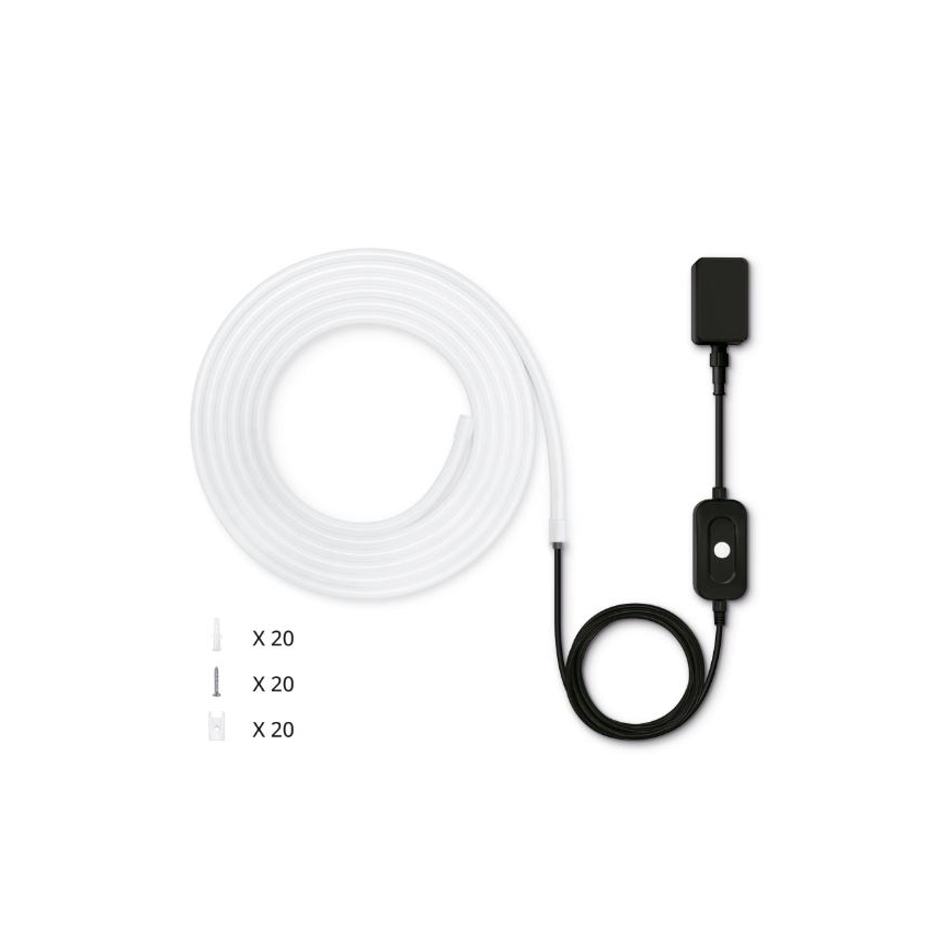 WiZ - LED strip m. RGBW-farver dæmpbar 5 m LED/24W/230V 2700-5000K Wi-Fi IP65