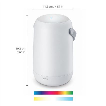WiZ - Dæmpbar, bærbar RGBW LED-lampe MOBILE LED/13,5W/5V 2200-6500K Wi-Fi 1800 mAh